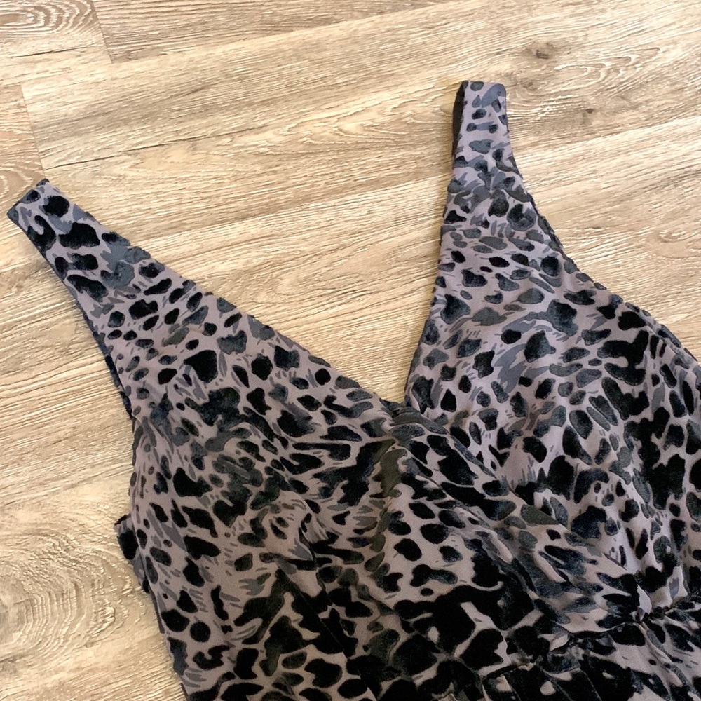 H&M Black & Gray Animal-print Dress - Picture 2 of 5